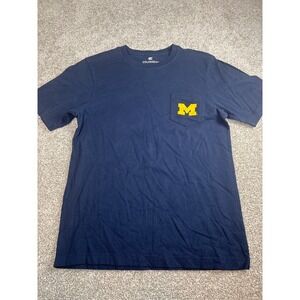 Colosseum NCAA Michigan Wolverines T-Shirt Pocket Tee Mens size small